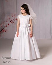 Load image into Gallery viewer, Sienna Rose By Sweetie Pie Girls White Communion Dress:- SR714
