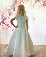 Load image into Gallery viewer, Sienna Rose By Sweetie Pie Girls White Communion Dress:- SR716
