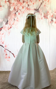 Sienna Rose By Sweetie Pie Girls White Communion Dress:- SR716