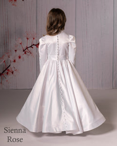 Sienna Rose By Sweetie Pie Girls White Communion Dress:- SR718