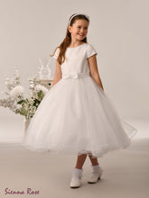 Load image into Gallery viewer, Sienna Rose By Sweetie Pie Girls White Communion Dress:- SR731

