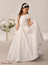 Load image into Gallery viewer, Sienna Rose By Sweetie Pie Girls White Communion Dress:- SR733
