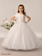 Load image into Gallery viewer, Sienna Rose By Sweetie Pie Girls White Communion Dress:- SR738
