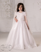 Load image into Gallery viewer, Sweetie Pie Girls White Communion Dress:- 4093
