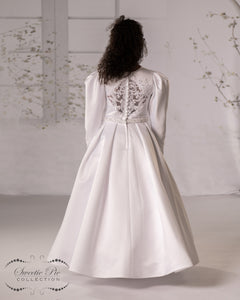 SALE COMMUNION DRESS Sweetie Pie Girls White Communion Dress:- 4094 Age 7