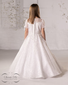 Sweetie Pie Girls White Communion Dress:- 4096