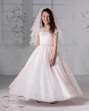 Load image into Gallery viewer, Sweetie Pie Girls White Communion Dress:- 4097
