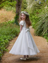 Load image into Gallery viewer, Isabella Girls White Communion Dress:- IS24666
