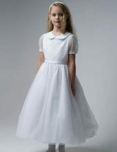 Load image into Gallery viewer, Paula&#39;s Communion Girls White Communion Dress:- PJ25
