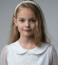 Load image into Gallery viewer, Paula&#39;s Communion Girls White Communion Dress:- PJ25
