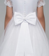 Load image into Gallery viewer, Paula&#39;s Communion Girls White Communion Dress:- PJ44

