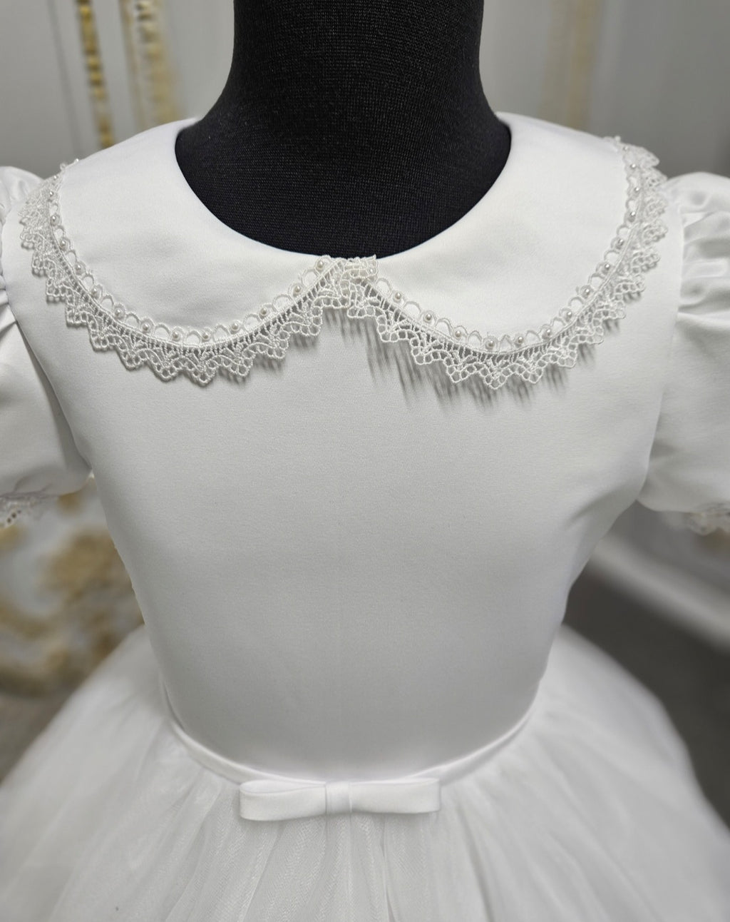 KINDLE EXCLUSIVE Girls White Communion Dress:- PJ74