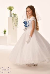 Sweetie Pie Girls White Communion Dress:- 5012