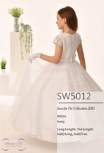 Load image into Gallery viewer, Sweetie Pie Girls White Communion Dress:- 5012
