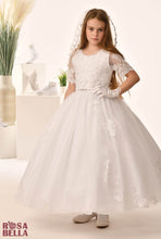 Load image into Gallery viewer, SALE COMMUNION DRESS Rosa Bella By Sweetie Pie Girls White Communion Dress:- RB660 AGE 9
