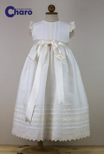 Load image into Gallery viewer, Unisex Charo Faldon Long Dress With Matching Pants:- Ivory 481 Christening Gown
