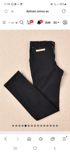 One Varones Boys Navy Slim Leg Trousers:- 10-05042 79