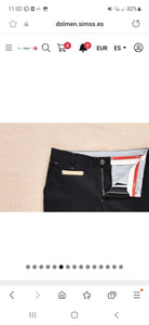 One Varones Boys Navy Slim Leg Trousers:- 10-05042 79