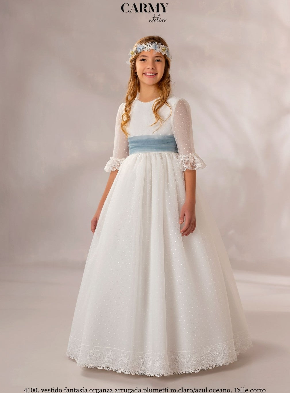 NEW 2024 Carmy Girls Holy Communion Dress:- 4100