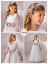Load image into Gallery viewer, NEW 2024 Carmy Girls Holy Communion Dress:- 4127
