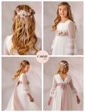 Load image into Gallery viewer, NEW 2024 Carmy Girls Holy Communion Dress:- 4604
