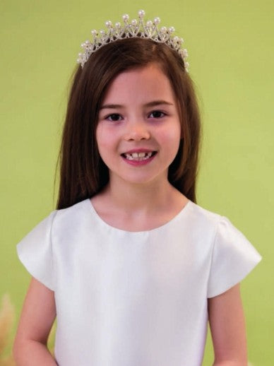 Linzi Jay Girls White Communion Dress:- Emily