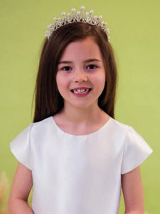 Linzi Jay Girls White Communion Dress:- Emily