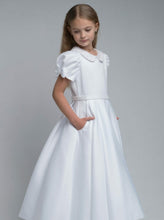 Load image into Gallery viewer, Paula&#39;s Communion Girls White Communion Dress:- PJ31
