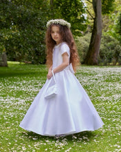Load image into Gallery viewer, Isabella Girls White Communion Dress:- IS24672
