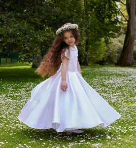 Isabella Girls White Communion Dress:- IS24672