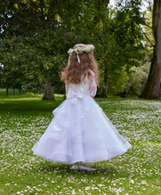 Load image into Gallery viewer, SALE Isabella Girls White Communion Dress:- IS24682 Age 9 &amp; 10
