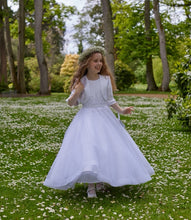 Load image into Gallery viewer, KOKO Girls White Communion Dress:- KO24140/131
