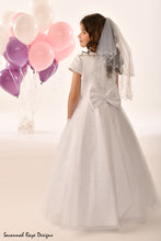 Load image into Gallery viewer, Savannah Raye By Linzi Jay Girls White Communion Dress:- SRD- Kingsley
