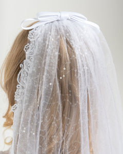 Sweetie Pie Girls White Communion Veil :- 4038