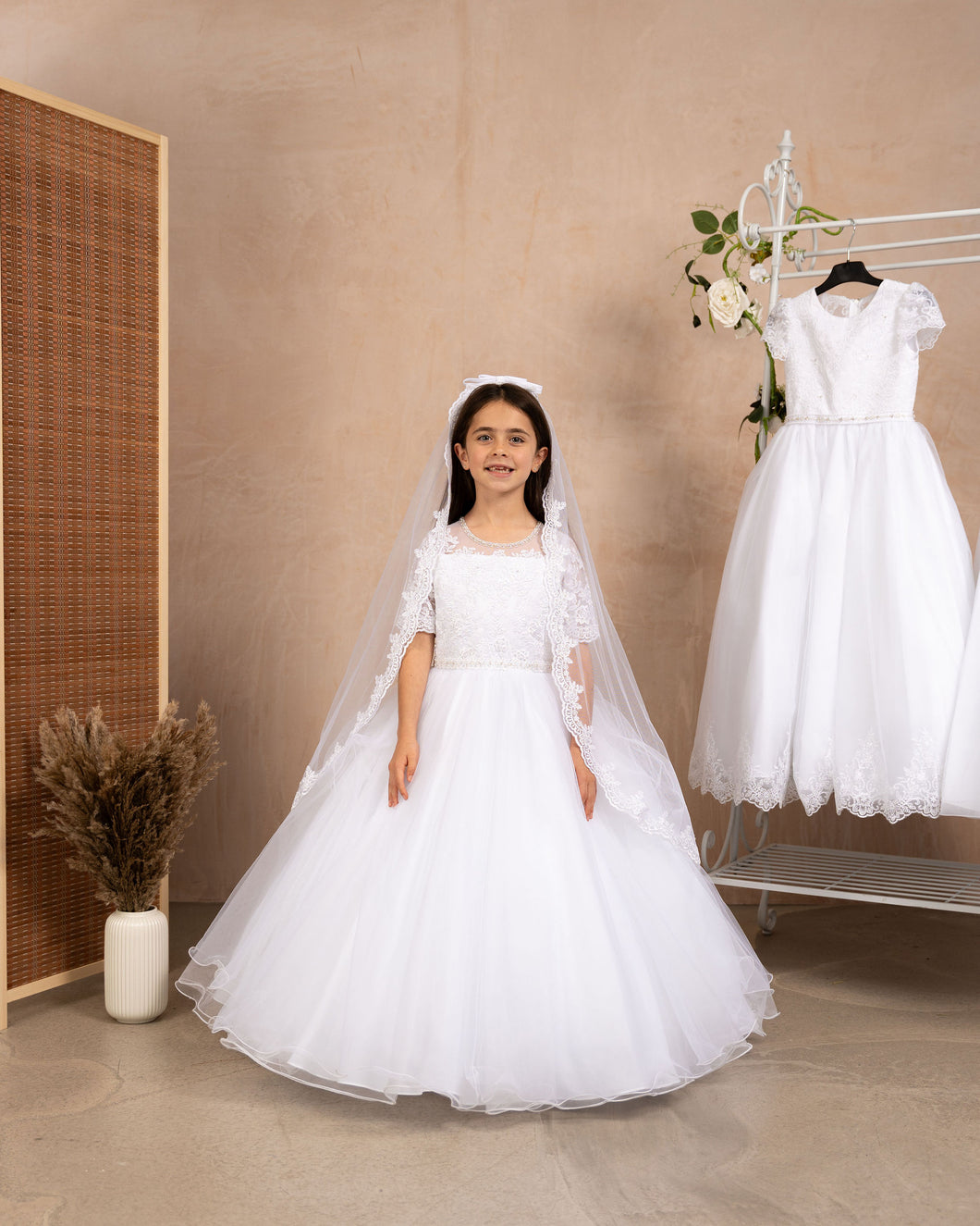 Sweetie Pie Girls White Communion Veil :- 641