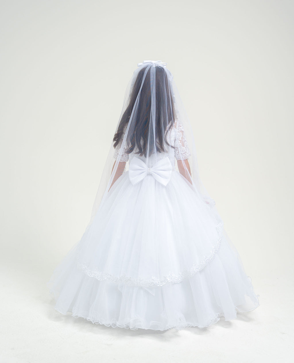 Sweetie Pie Girls White Communion Veil :- 641