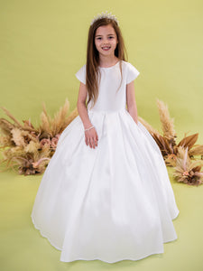 Linzi Jay Girls White Communion Dress:- Emily