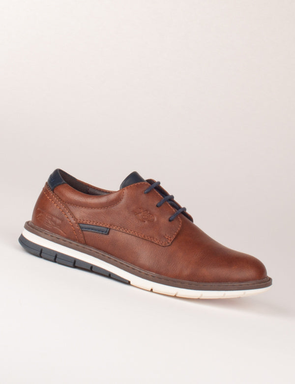 Tommy Bowe Greaves Boys Shoes:- Camel