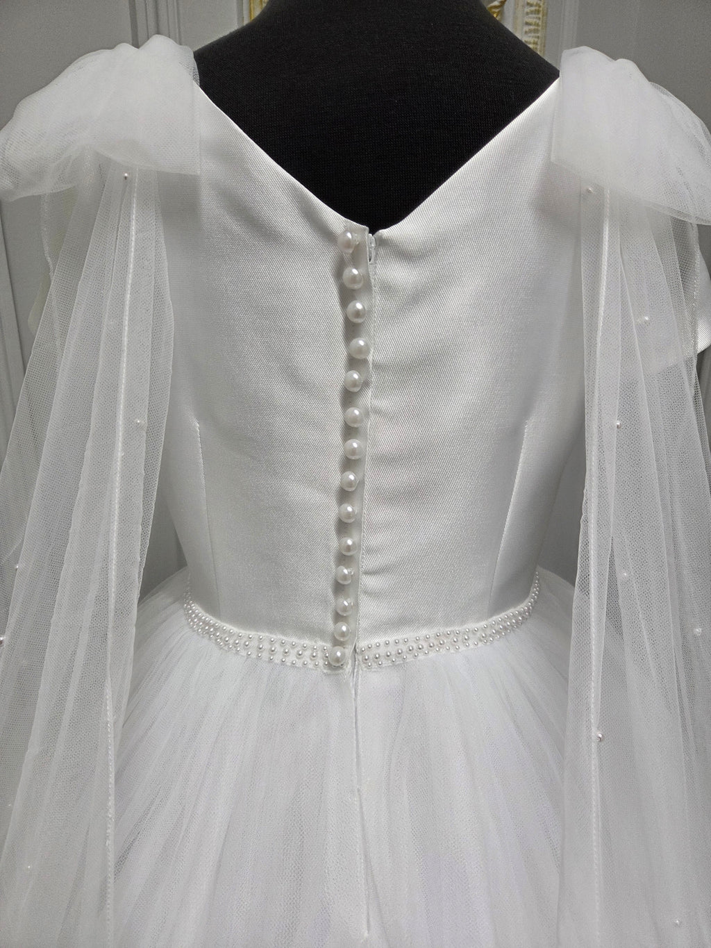 Isabella Girls White Communion Dress IS27500 EXCLUSIVE TO KINDLE