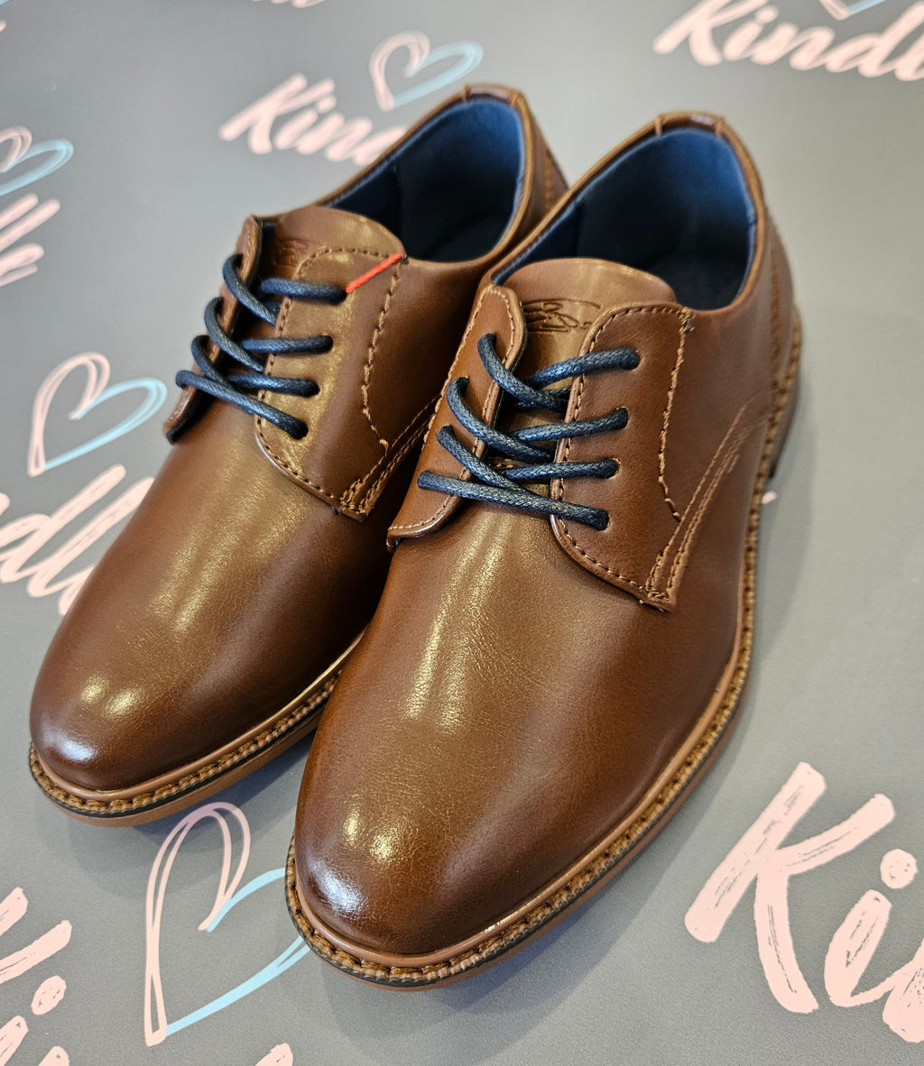 Tommy Bowe Sheahan Boys Shoes:- Camel