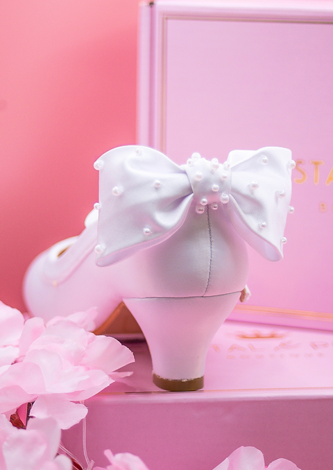 Crystal & Pearl Casablanca Heel Shoe