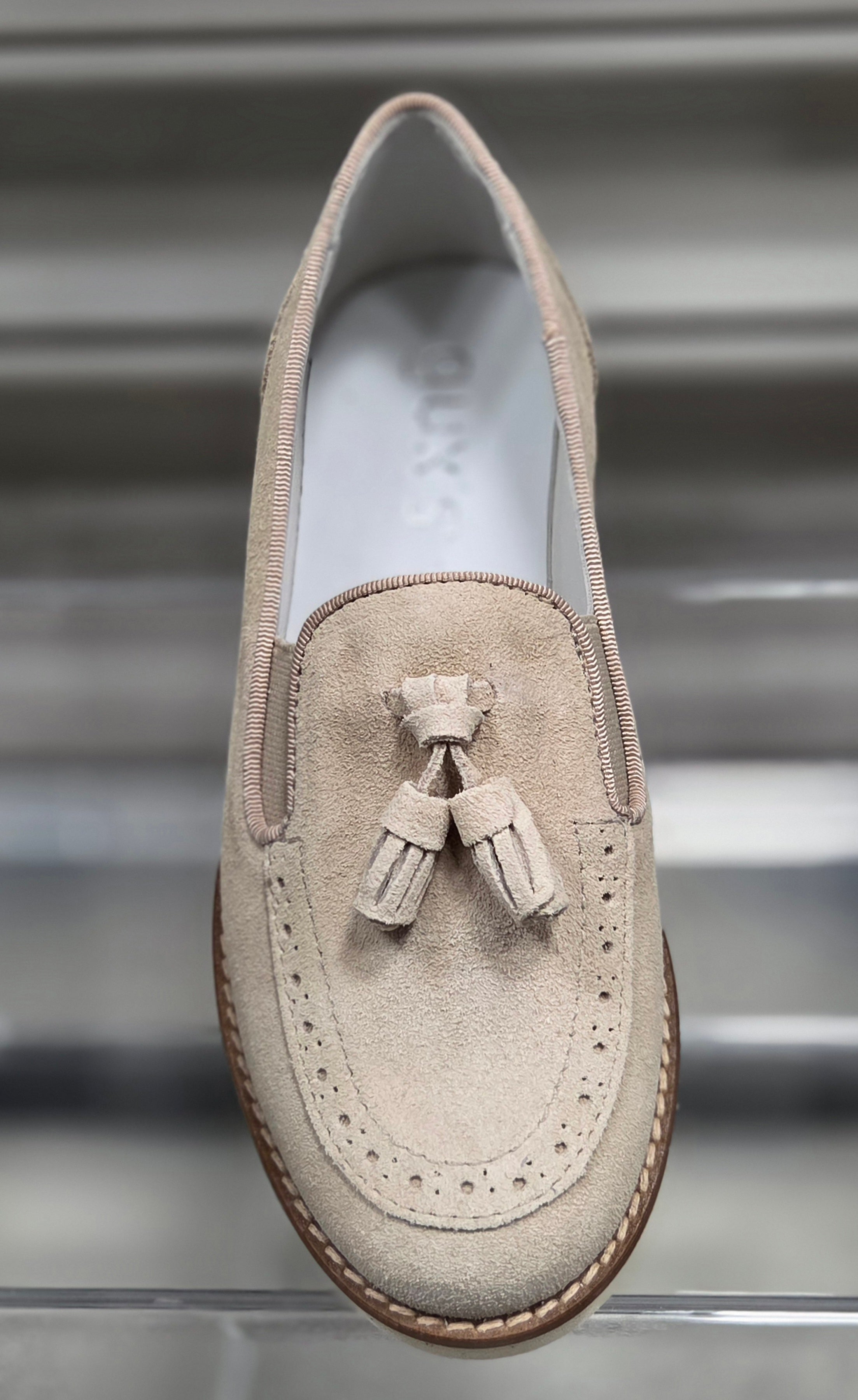 Boys Shoe Gux Beige Loafer
