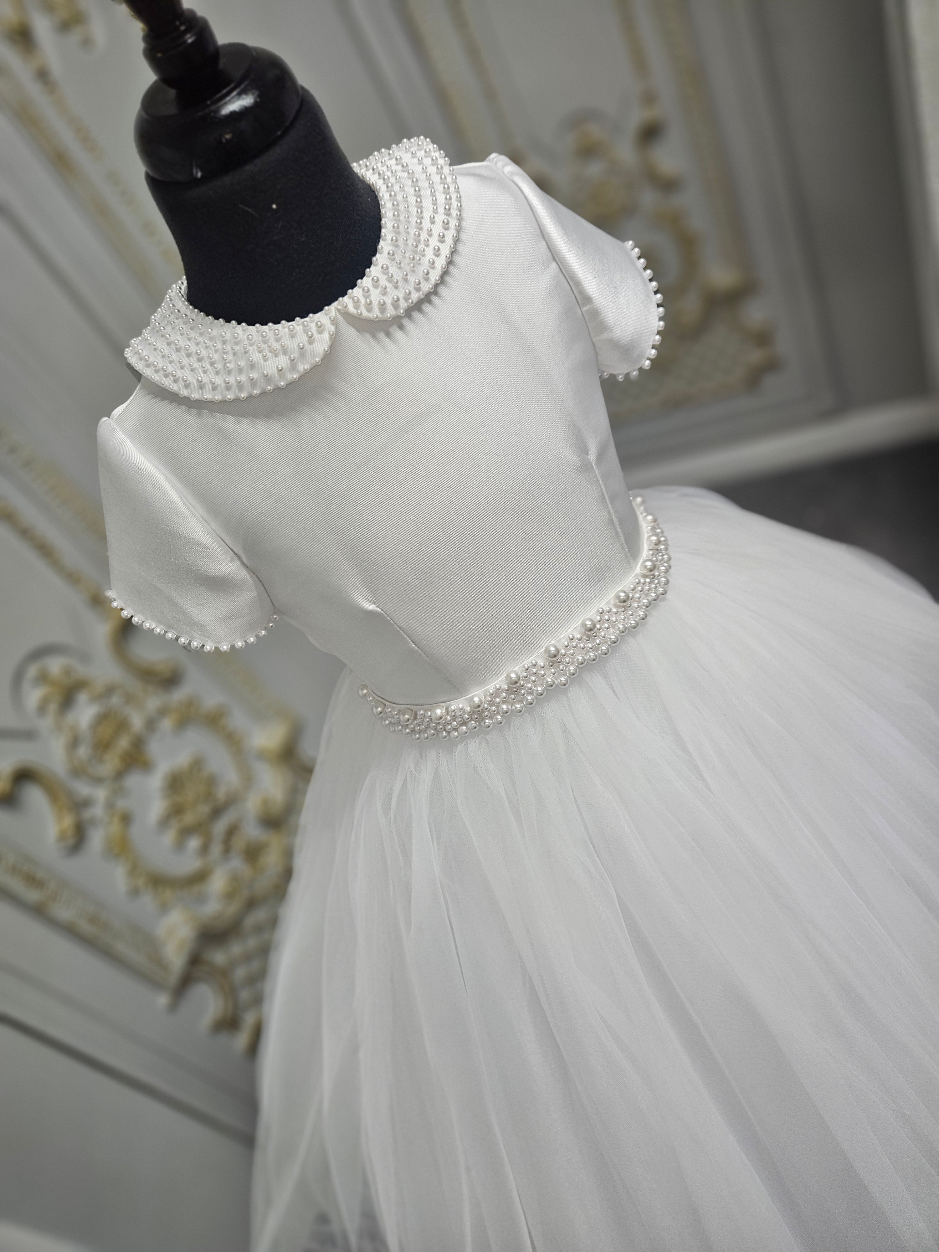 COMMUNION DRESS Isabella Girls White Communion Dress IS26384 EXCLUSIVE TO KINDLE