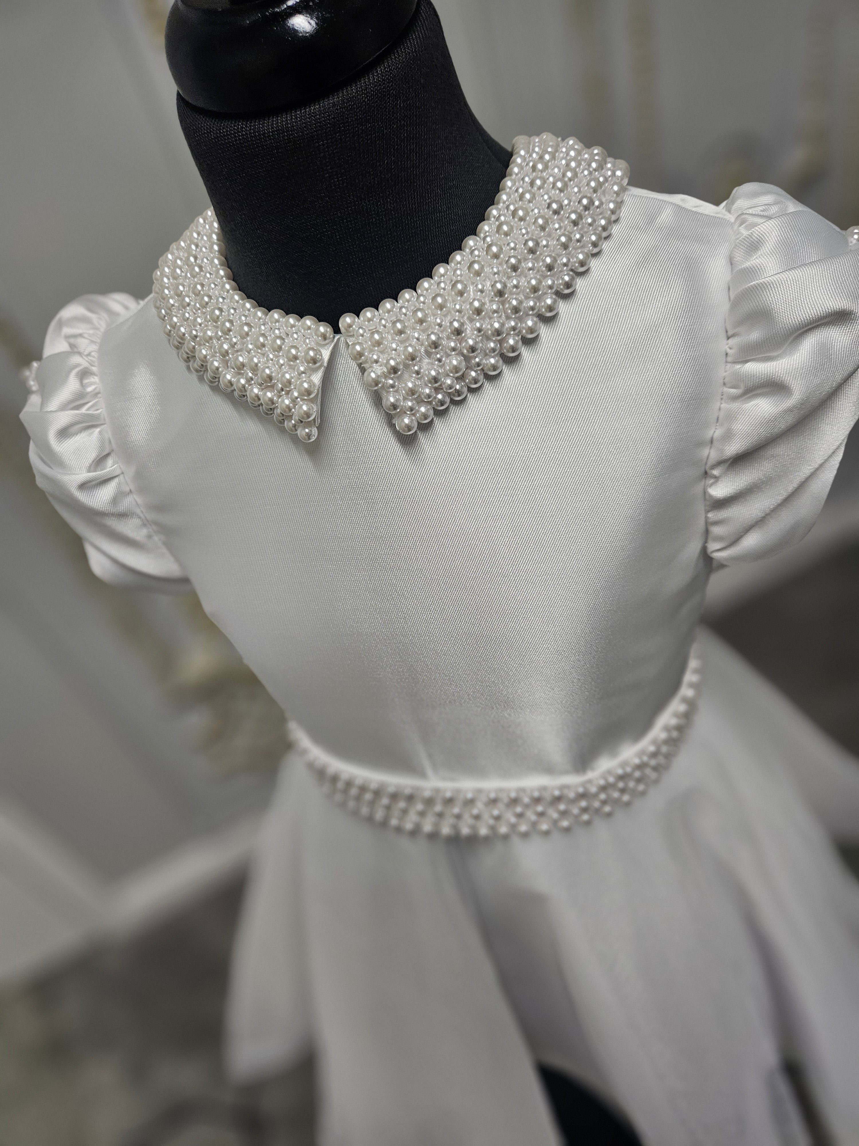KOKO Girls White Communion Dress:- KO26510