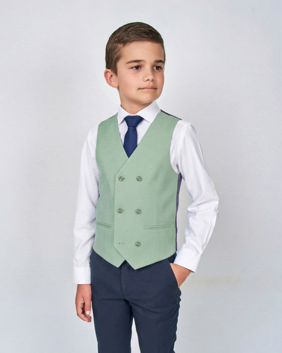 Spagnolo Green Waistcoat
