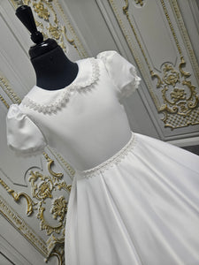 KINDLE EXCLUSIVE Girls White Communion Dress:- PJ105