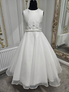 SALE COMMUNION DRESS KOKO Girls White Communion Dress:- KO25825/826