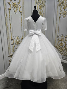 KINDLE EXCLUSIVE Girls White Communion Dress:- PJ106