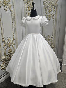 KINDLE EXCLUSIVE Girls White Communion Dress:- PJ105