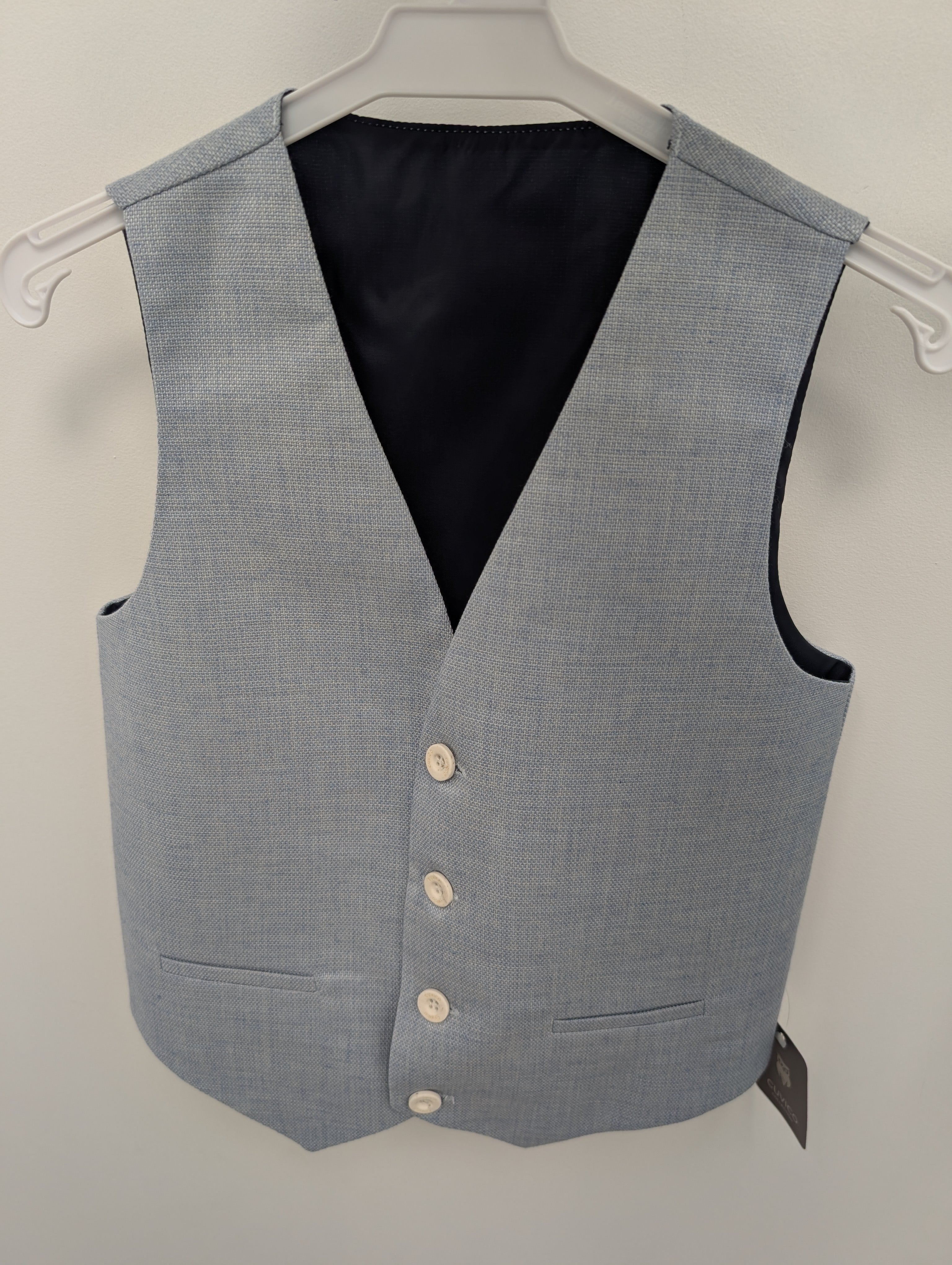 Cuvico Boys Light Blue Waistcoat